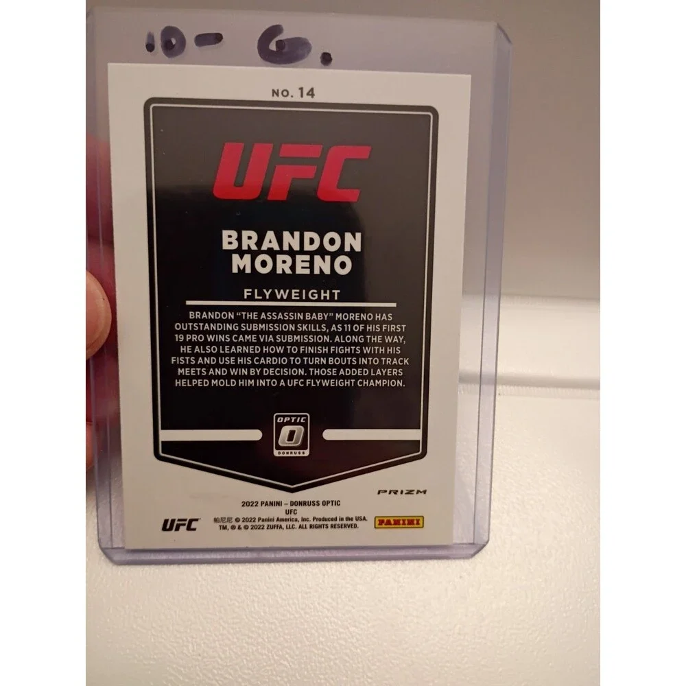 2022 Panini Donruss UFC Lot, Lidell, Askarov, Yan, Moreno, Grasso